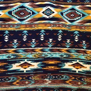 JJ LOUIS Aztec Pattern Infinity Scarf